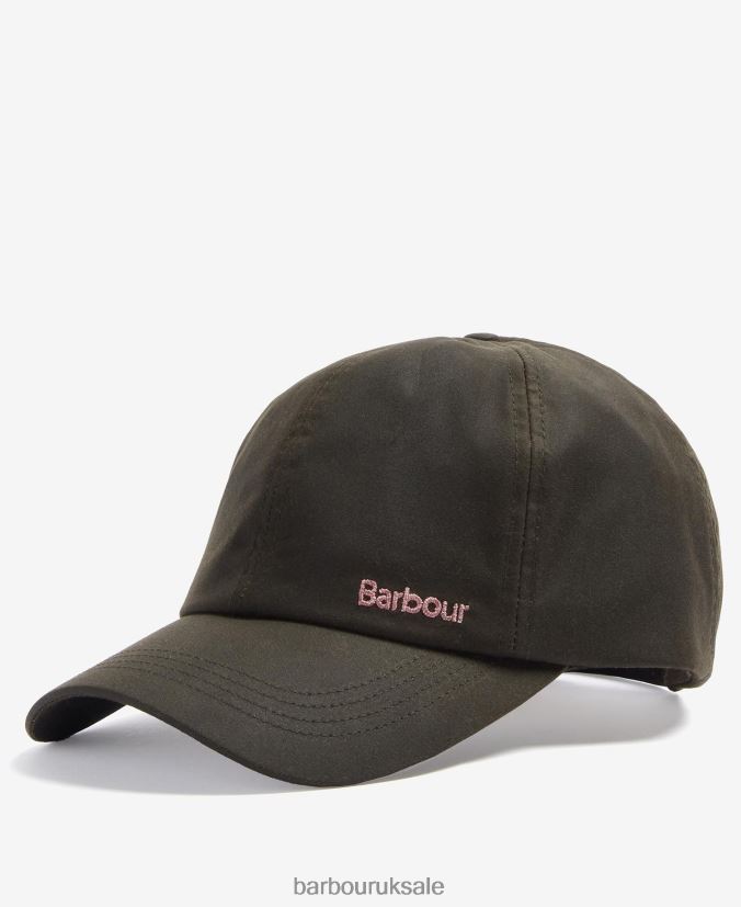 Belsay Wax Sports Cap Barbour Women R08LB62439 Accessories Navy/Classic