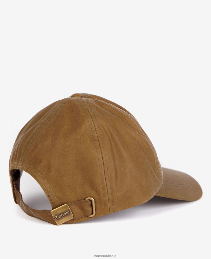 Belsay Waxed Sports Cap Barbour Women R08LB62437 Accessories Sand