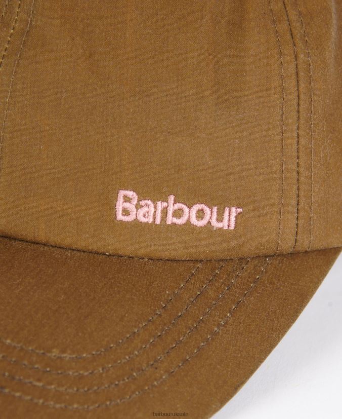 Belsay Waxed Sports Cap Barbour Women R08LB62437 Accessories Sand