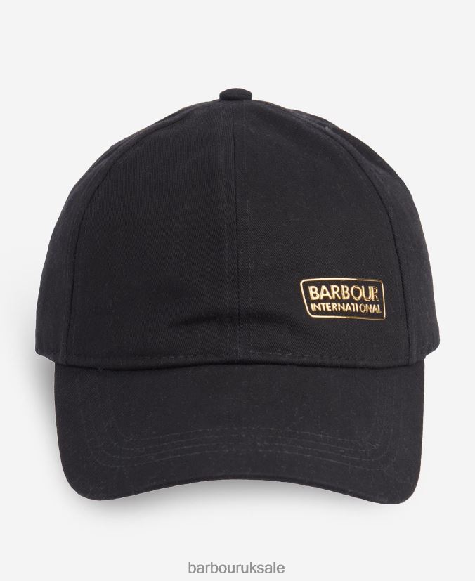 International Sport Cap Norton Barbour Women R08LB62426 Accessories Black