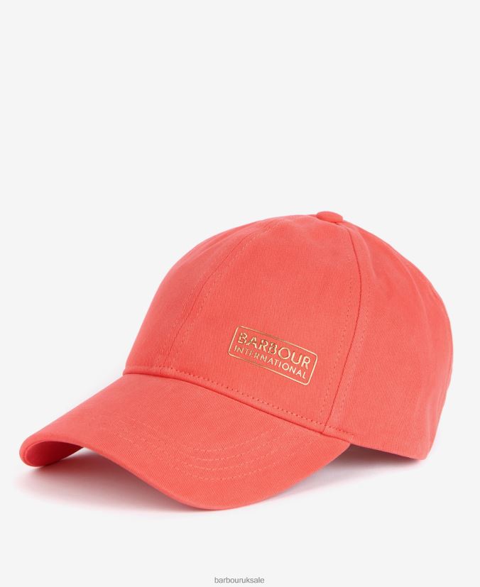 Norton Sports Cap Barbour Women R08LB62431 Accessories Coral