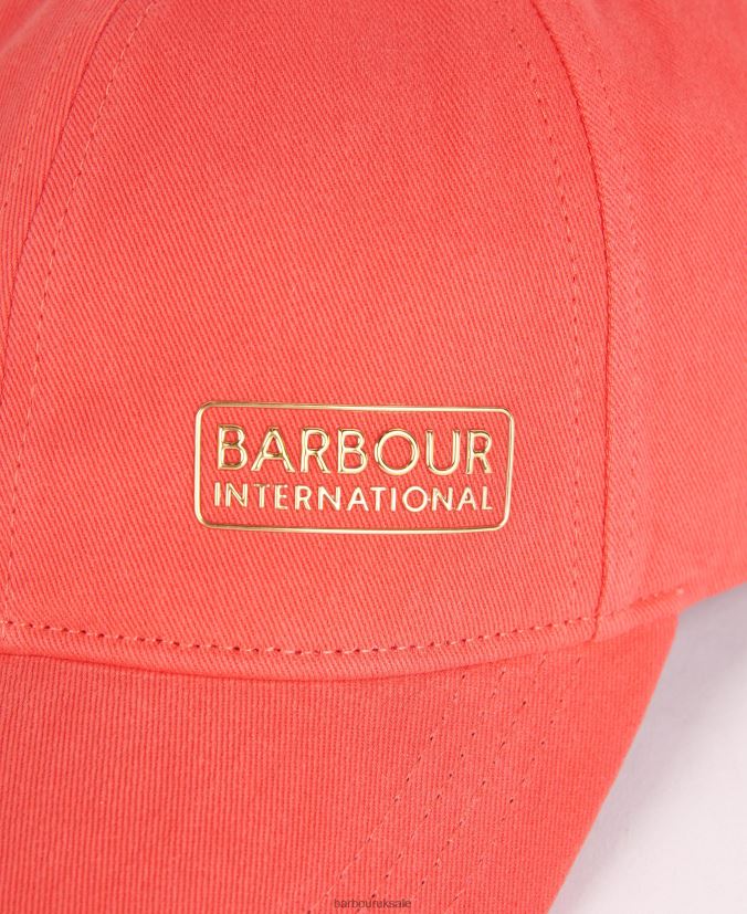Norton Sports Cap Barbour Women R08LB62431 Accessories Coral