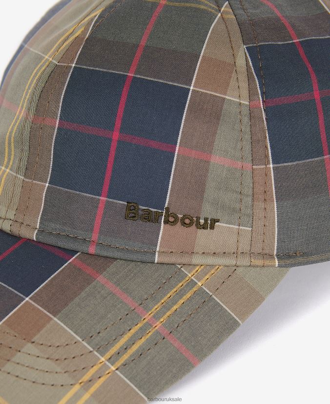 Rosie Tartan Sports Cap Barbour Women R08LB62438 Accessories Trench/Navy