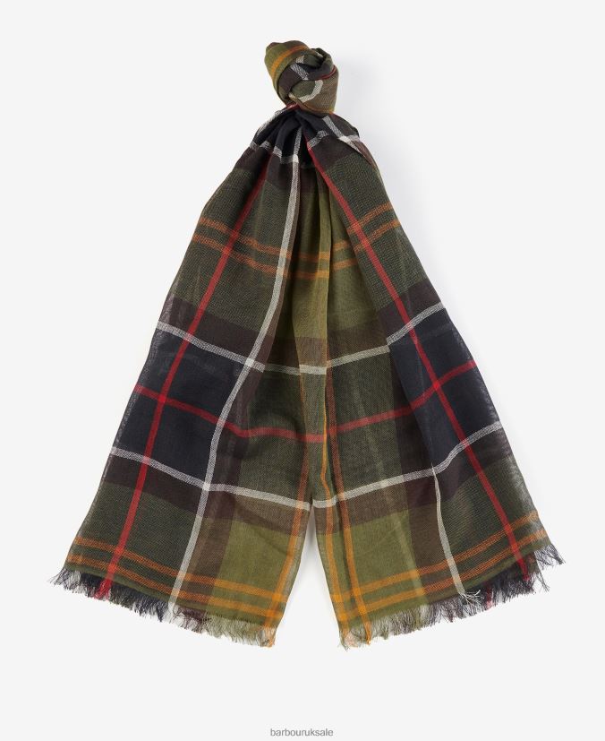 Christie Tartan Wrap Barbour Women R08LB62446 Accessories Classic