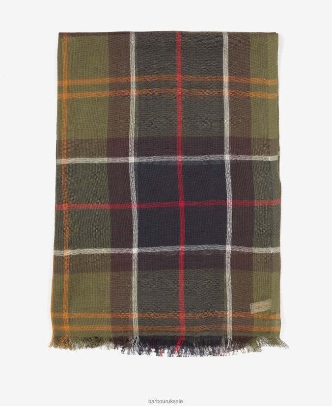 Christie Tartan Wrap Barbour Women R08LB62446 Accessories Classic