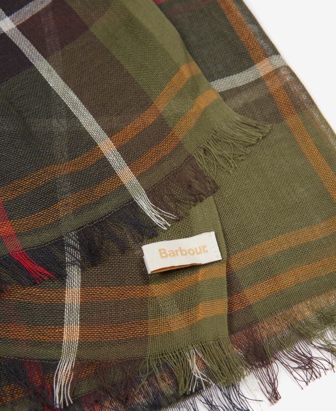 Christie Tartan Wrap Barbour Women R08LB62446 Accessories Classic