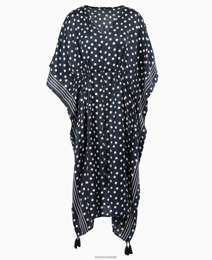 Polka Dot Beach Kaftan Barbour Women R08LB62460 Accessories Classic Navy