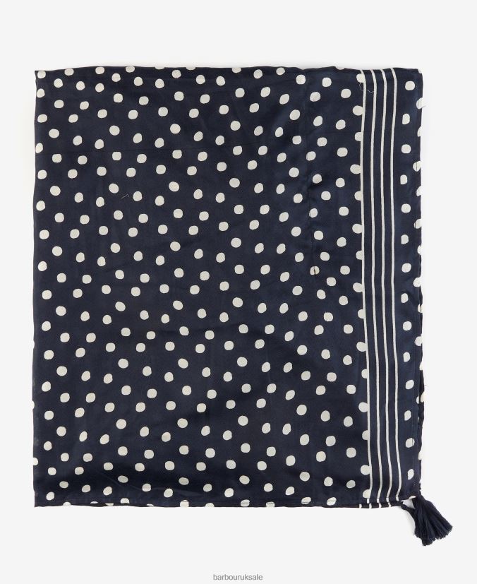 Polka Dot Beach Kaftan Barbour Women R08LB62460 Accessories Classic Navy