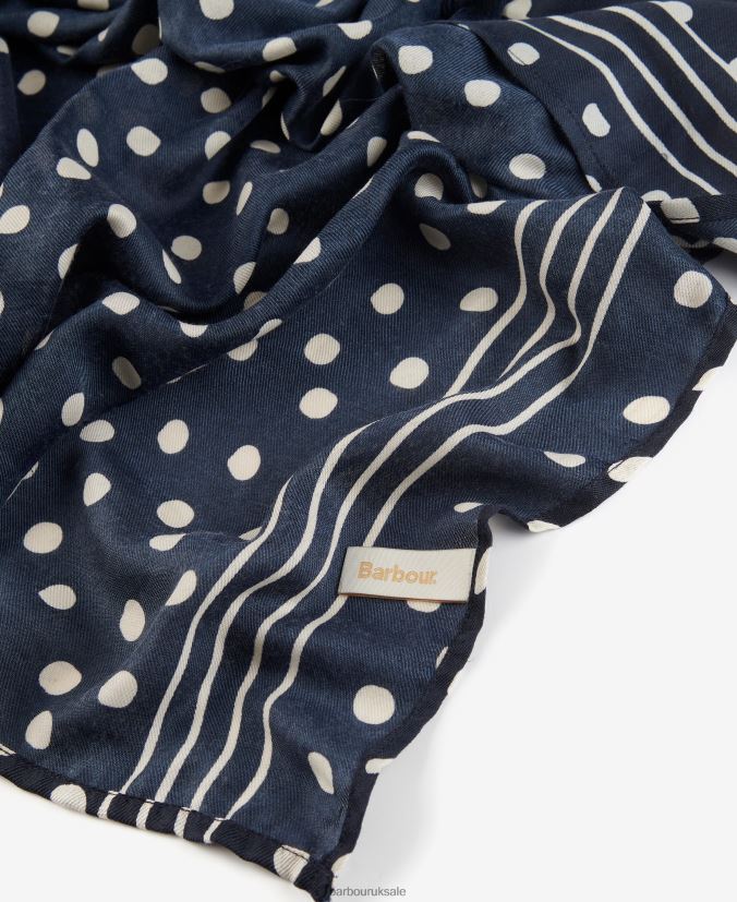 Polka Dot Beach Kaftan Barbour Women R08LB62460 Accessories Classic Navy