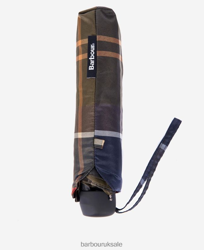 Portree Umbrella Barbour Women R08LB62470 Accessories Pink/Grey Tartan