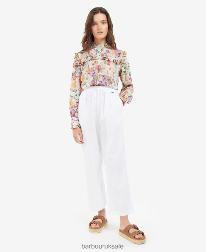 Balcome Shirt Barbour x House of Hackney Women R08LB61635 Clothing Hollyhocks Spring