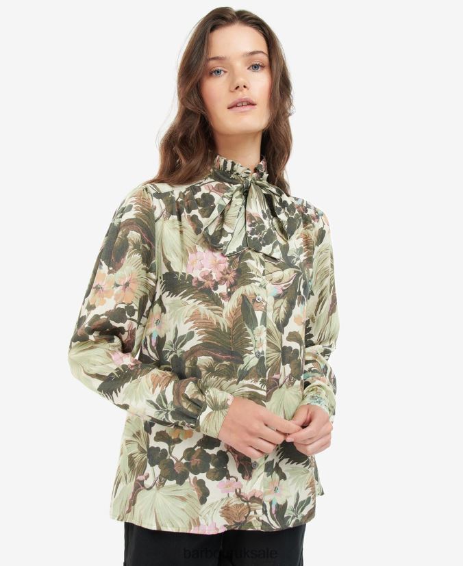 Bohemia Shirt Barbour x House of Hackney Women R08LB61614 Clothing Limerence/Sky