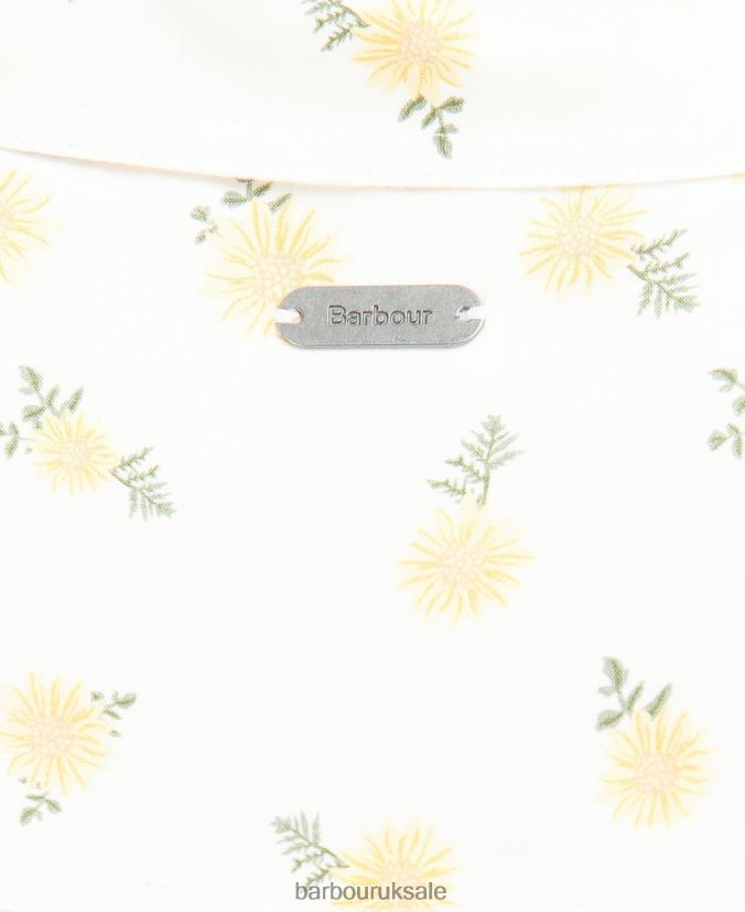 Safari Shirt Barbour Women R08LB61608 Clothing Cloud/Multi Dog Print