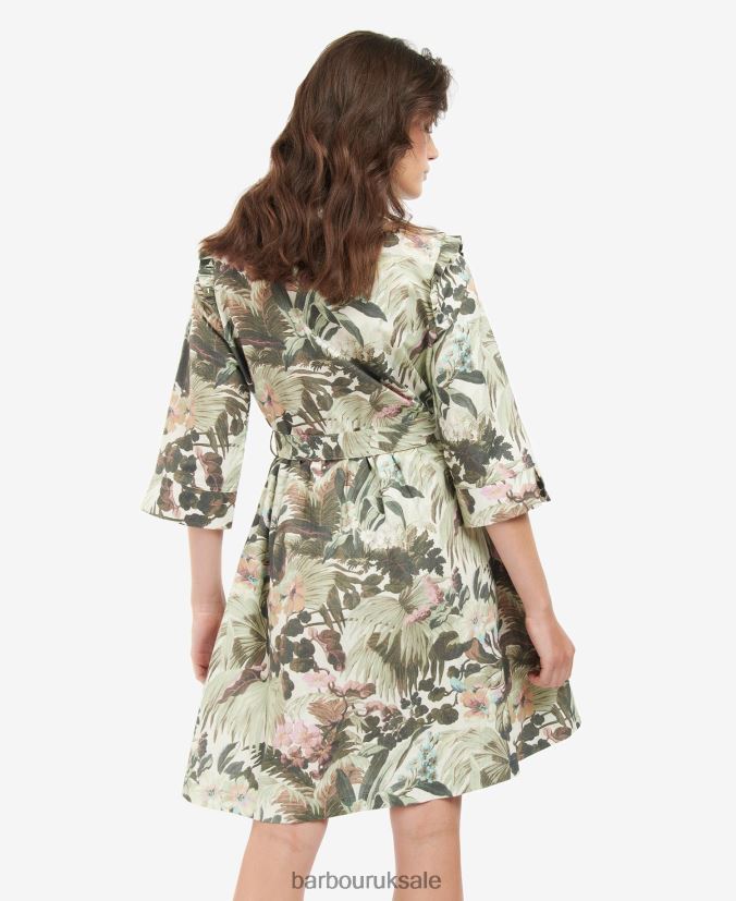 Gransden Dress Barbour x House of Hackney Women R08LB61896 Clothing Limerence/Papyrus