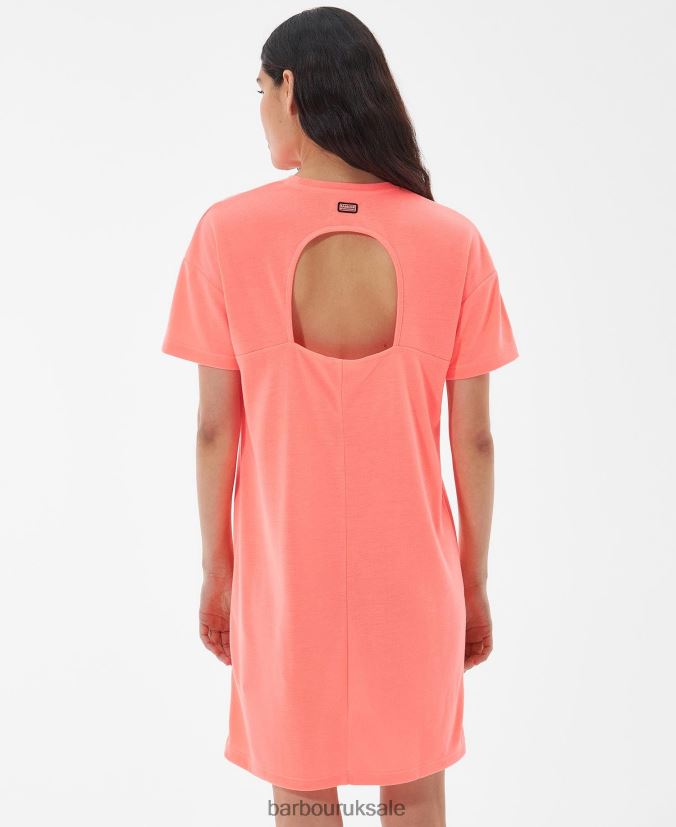 Halton Dress Barbour Women R08LB61892 Clothing Atomic Coral