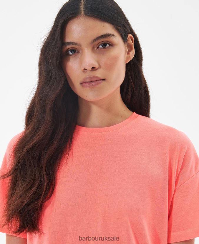 Halton Dress Barbour Women R08LB61892 Clothing Atomic Coral