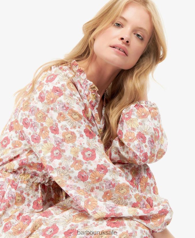 Maara Dress Barbour Women R08LB61845 Clothing Multi Light Floral