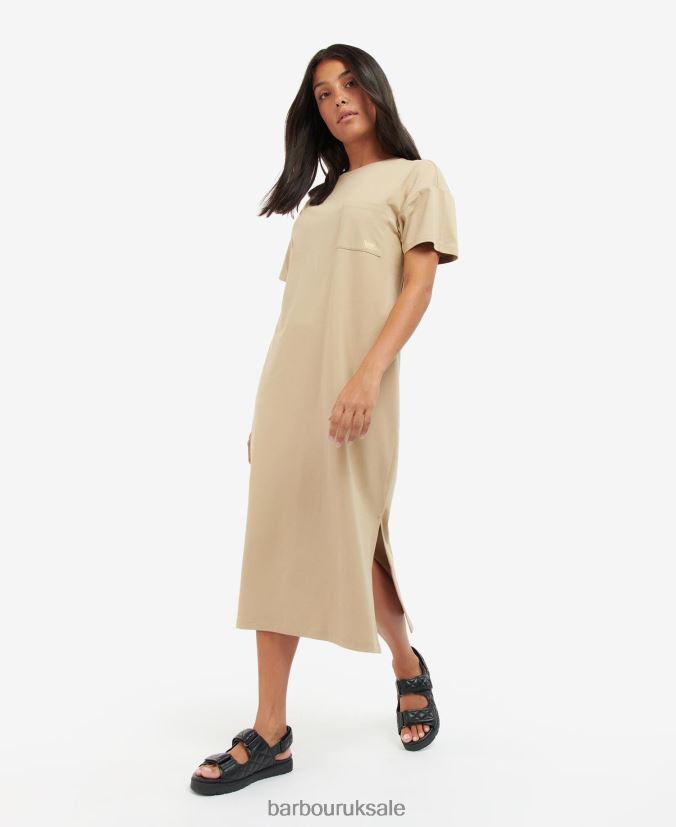 Reign T-Shirt Dress Barbour Women R08LB61852 Clothing Classic Black