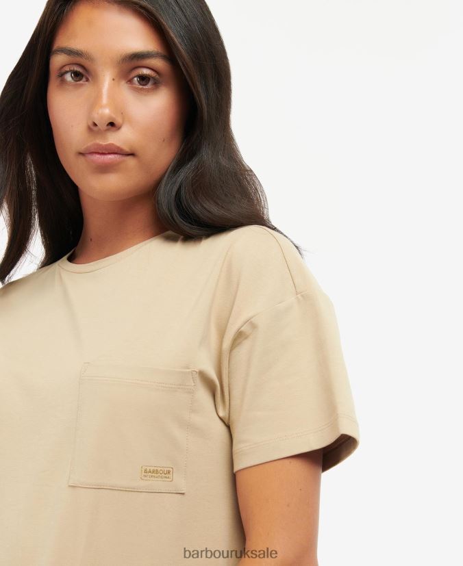 Reign T-Shirt Dress Barbour Women R08LB61852 Clothing Classic Black