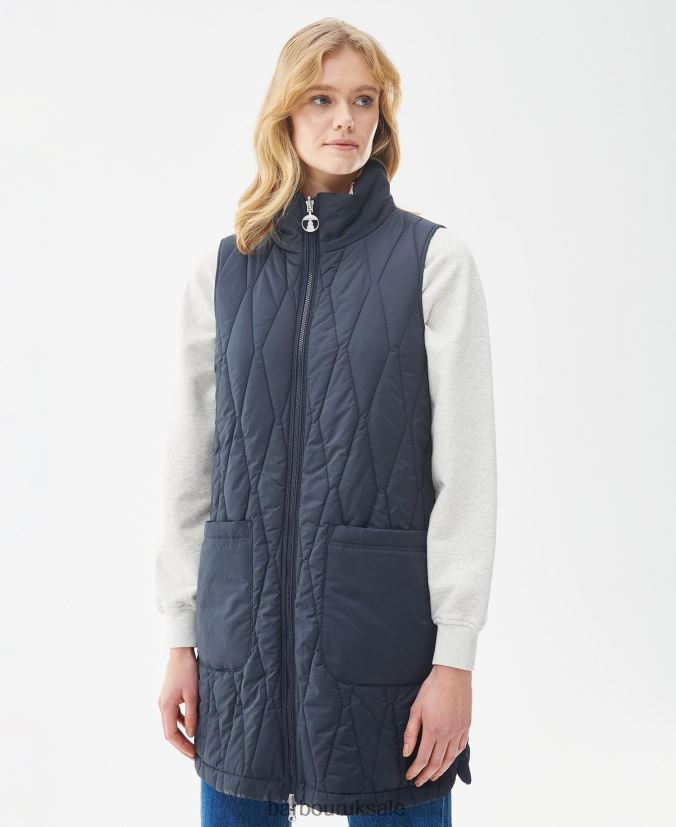 Acanthus Reversible Gilet Barbour Women R08LB61545 Clothing Olivine/BoTanical Wonder Print