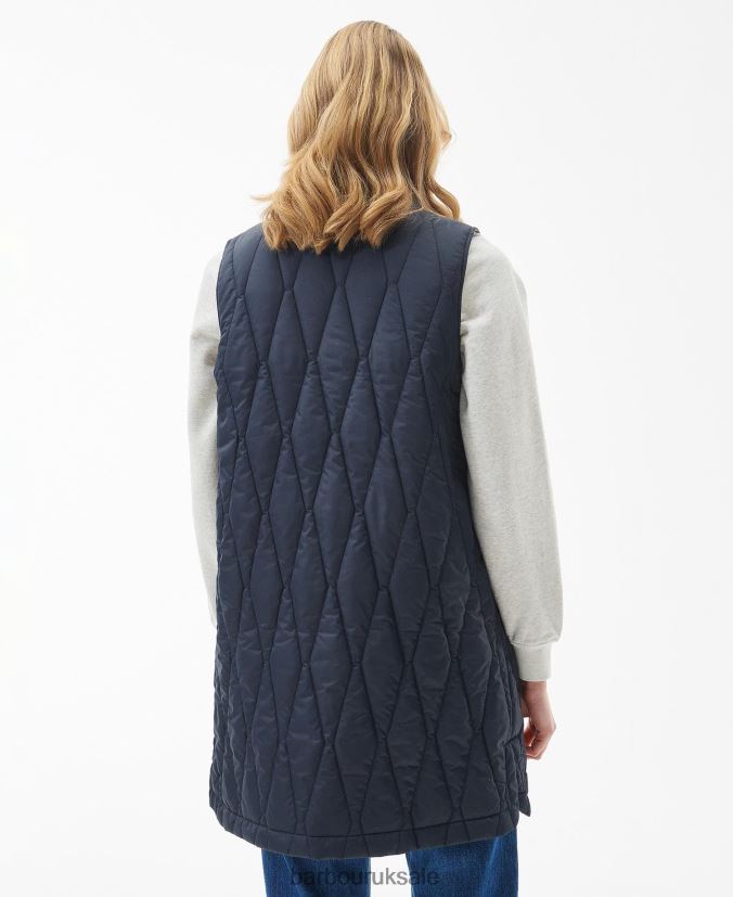 Acanthus Reversible Gilet Barbour Women R08LB61545 Clothing Olivine/BoTanical Wonder Print