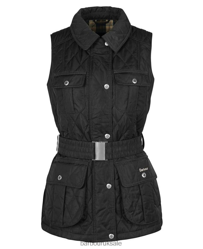 Belted Defence Gilet Barbour Women R08LB61553 Clothing Light Sand/Dress