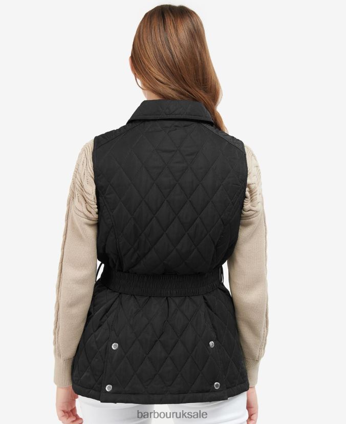 Belted Defence Gilet Barbour Women R08LB61553 Clothing Light Sand/Dress