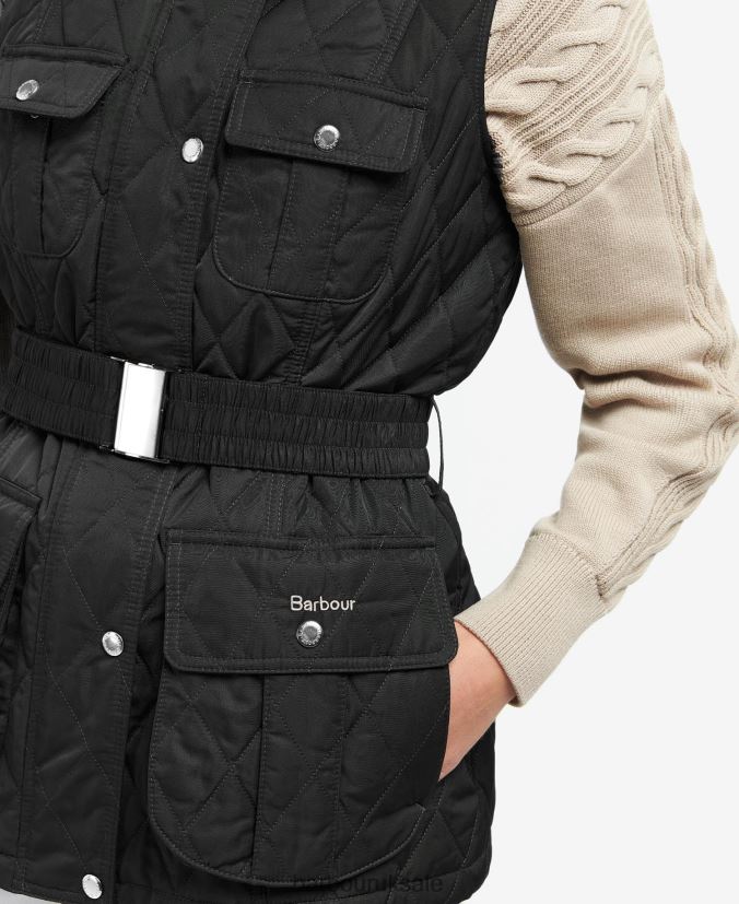 Belted Defence Gilet Barbour Women R08LB61553 Clothing Light Sand/Dress