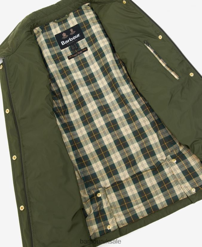 Belted Defence Gilet Barbour Women R08LB61556 Clothing Light Sand/Dress