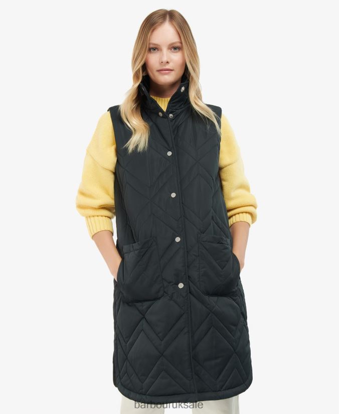 Dio Gilet Barbour Women R08LB61581 Clothing Lt Fawn/Ancient Fern Tartan