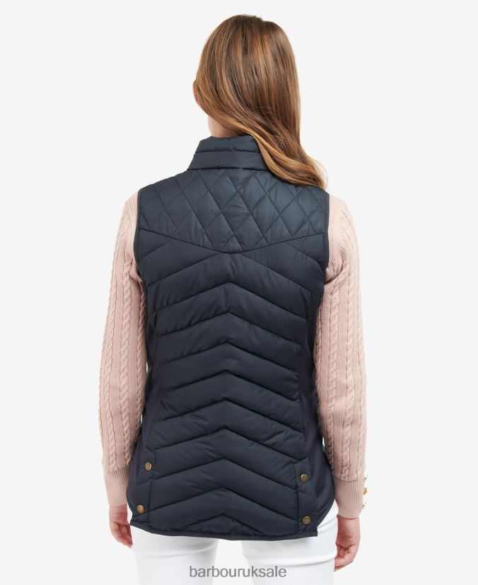 Stretch Cavalry Gilet Barbour Women R08LB61543 Clothing Light Sand/Light Sand Marl