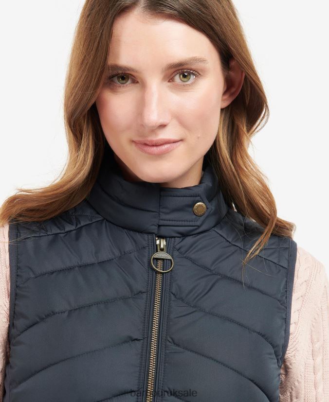 Stretch Cavalry Gilet Barbour Women R08LB61543 Clothing Light Sand/Light Sand Marl