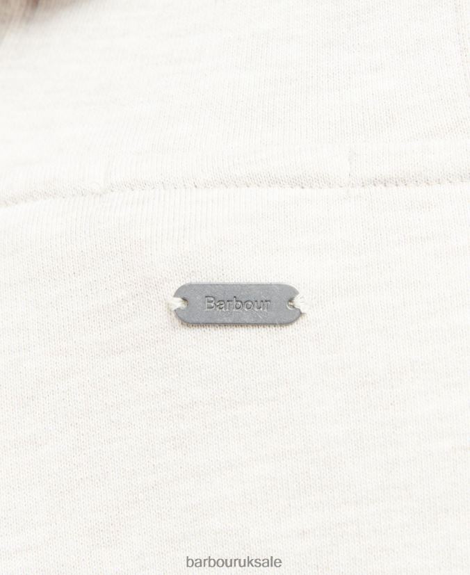 Otterburn Hoodie Barbour Women R08LB62024 Clothing Oatmeal Marl/Pink Punch