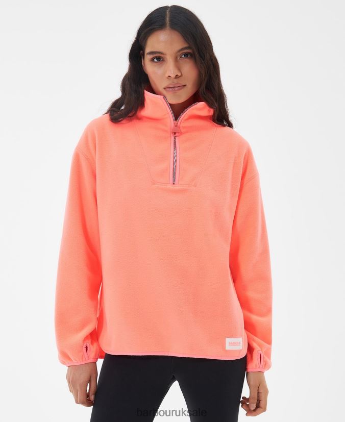 Simmons Fleece Barbour Women R08LB61999 Clothing Atomic Coral