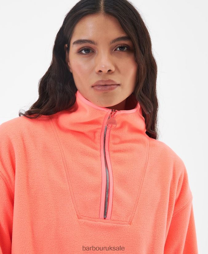 Simmons Fleece Barbour Women R08LB61999 Clothing Atomic Coral