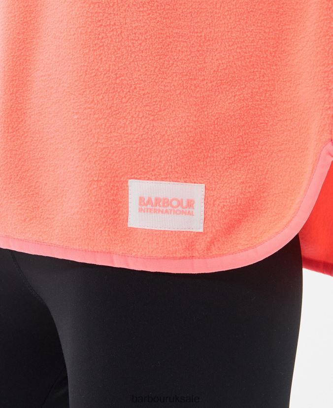 Simmons Fleece Barbour Women R08LB61999 Clothing Atomic Coral
