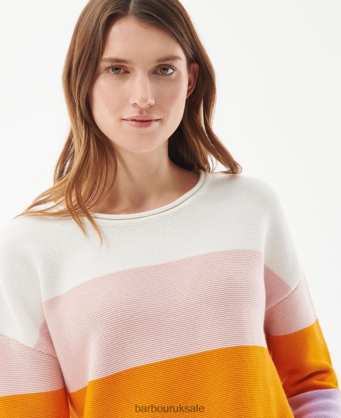 Mariner Striped Knitted Jumper Barbour Women R08LB61930 Clothing Classic Multi
