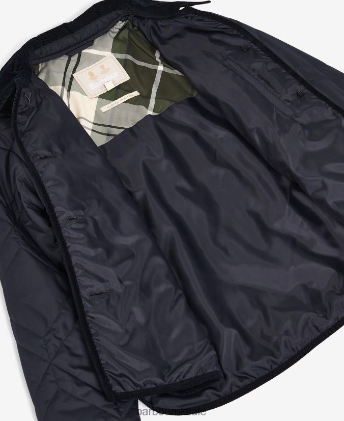 Barrhead Quilted Shacket Barbour Women R08LB61425 Clothing Dark Navy/Ancient Poplar