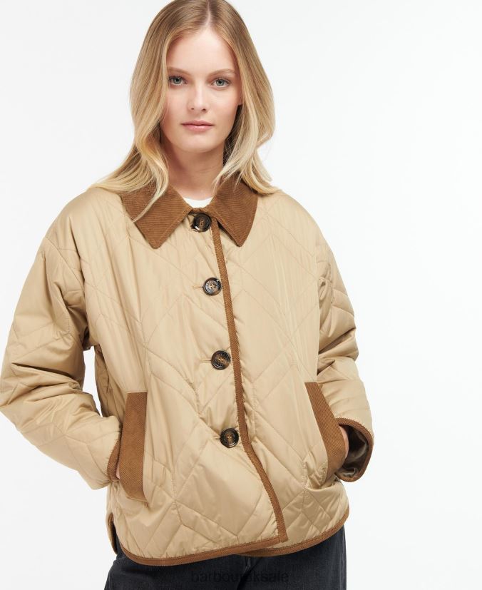 Barrhead Quilted Shacket Barbour Women R08LB61493 Clothing Dark Navy/Ancient Poplar