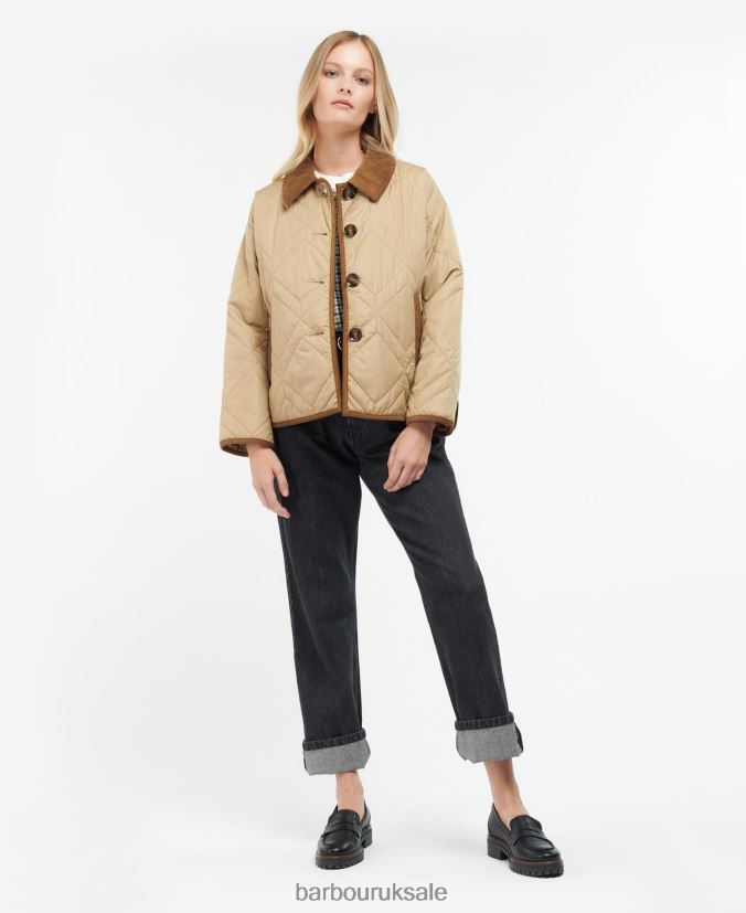 Barrhead Quilted Shacket Barbour Women R08LB61493 Clothing Dark Navy/Ancient Poplar