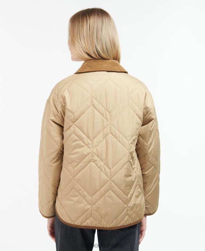 Barrhead Quilted Shacket Barbour Women R08LB61493 Clothing Dark Navy/Ancient Poplar