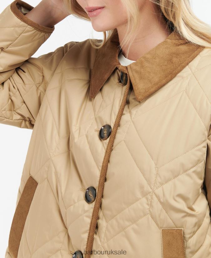 Barrhead Quilted Shacket Barbour Women R08LB61493 Clothing Dark Navy/Ancient Poplar
