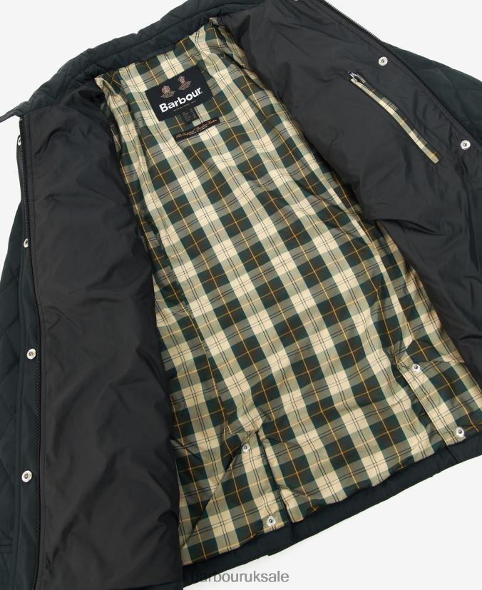 Belted Defence Quilted Jacket Barbour Women R08LB61488 Clothing Olive/Ancient