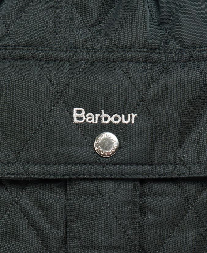 Belted Defence Quilted Jacket Barbour Women R08LB61488 Clothing Olive/Ancient