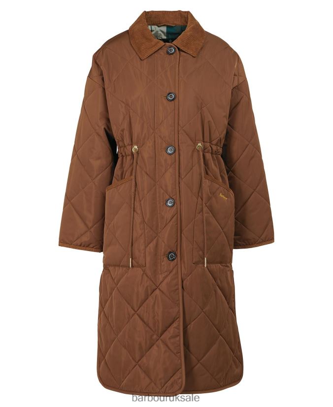 Bonnyrigg Quilted Jacket Barbour Women R08LB61428 Clothing Warm Tan/Muted