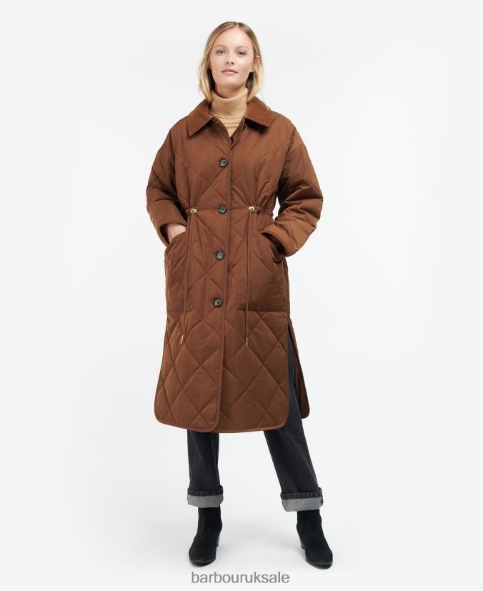 Bonnyrigg Quilted Jacket Barbour Women R08LB61428 Clothing Warm Tan/Muted