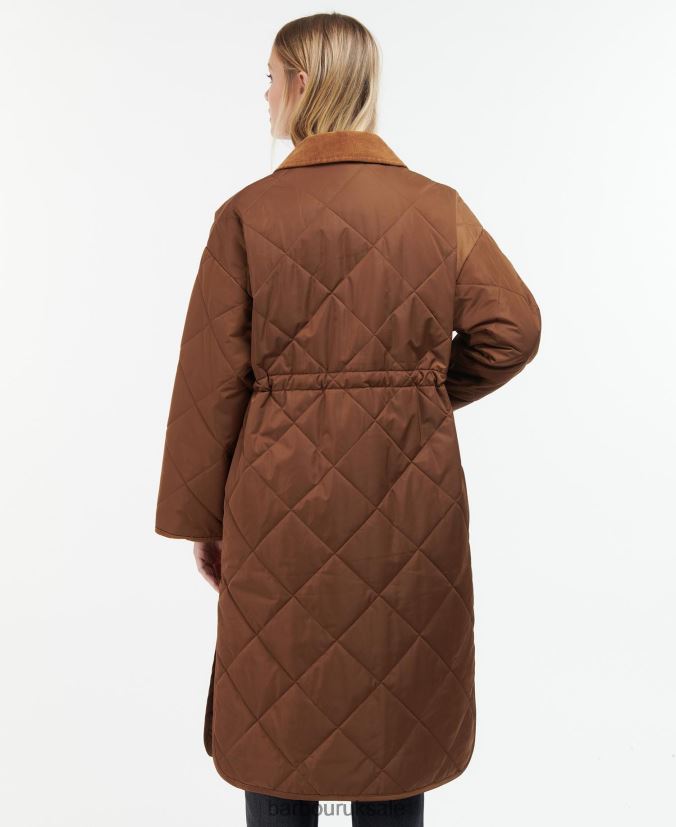 Bonnyrigg Quilted Jacket Barbour Women R08LB61428 Clothing Warm Tan/Muted