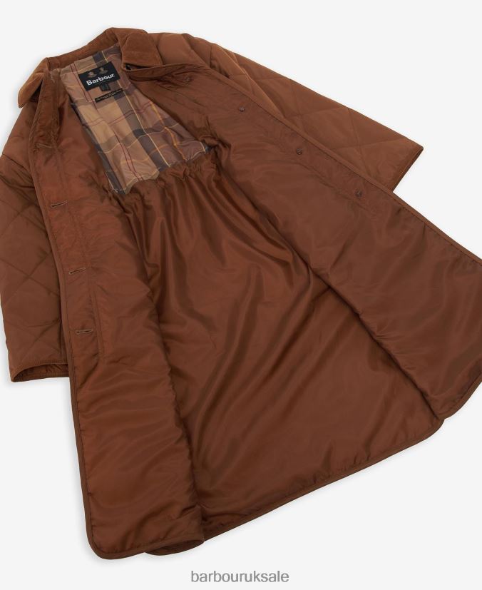 Bonnyrigg Quilted Jacket Barbour Women R08LB61428 Clothing Warm Tan/Muted