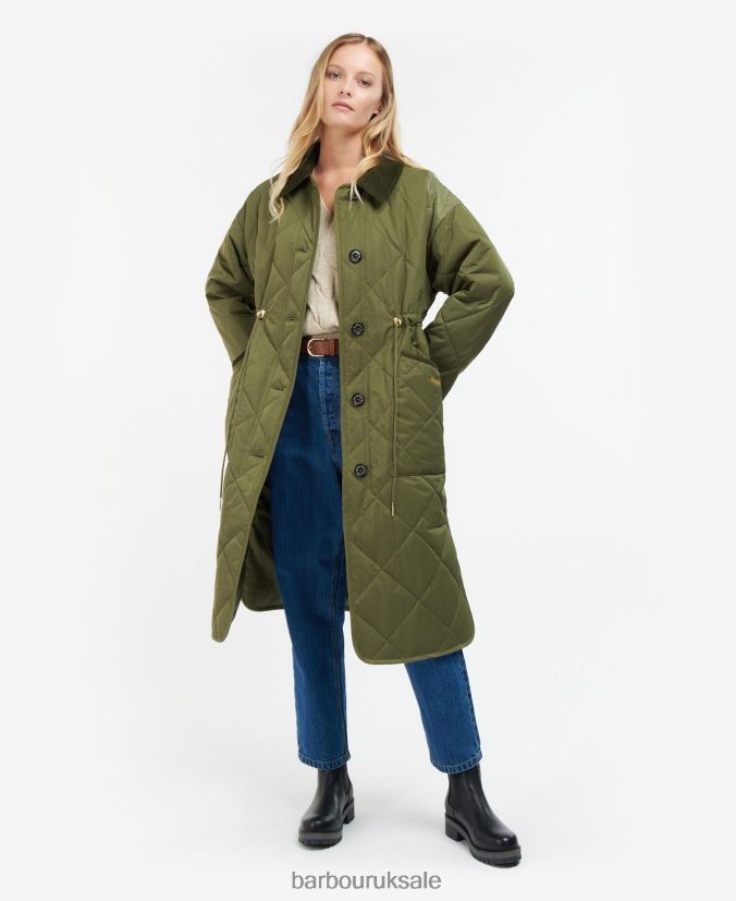 Bonnyrigg Quilted Jacket Barbour Women R08LB61450 Clothing Warm Tan/Muted