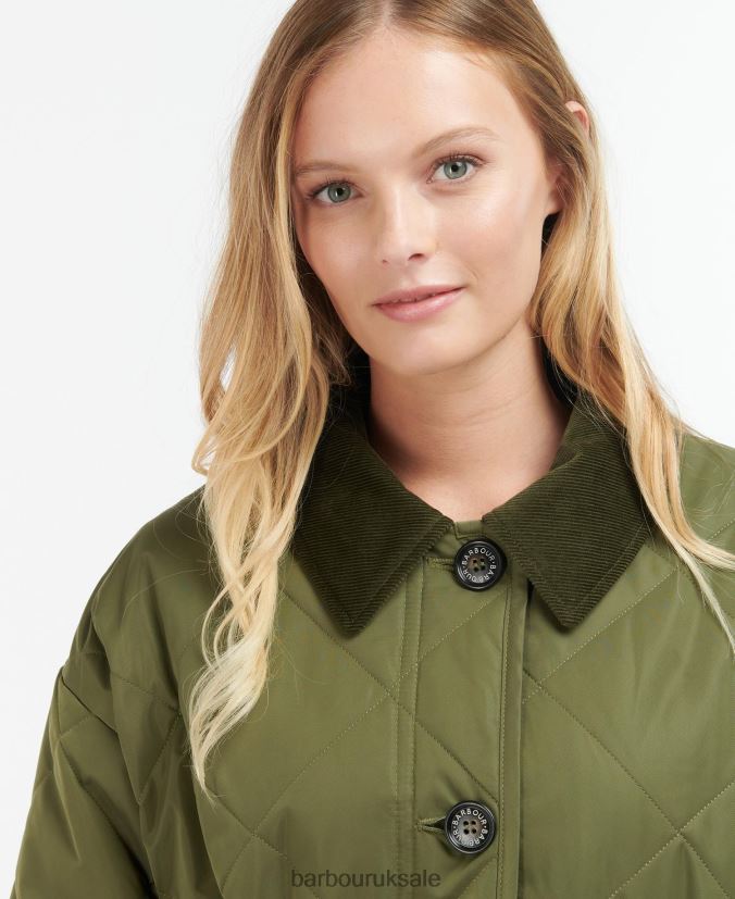 Bonnyrigg Quilted Jacket Barbour Women R08LB61450 Clothing Warm Tan/Muted